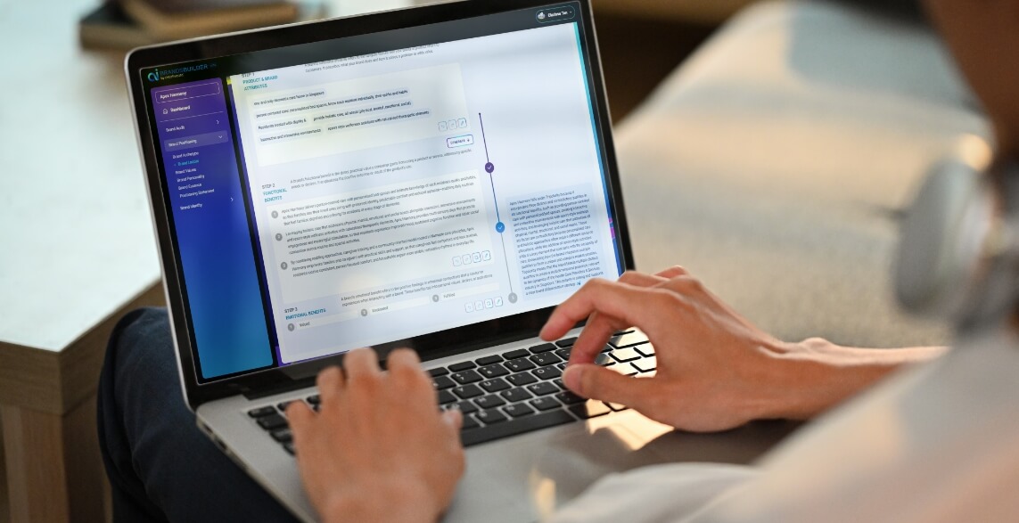 Orka AI brand intelligence dashboard showing brand audit results